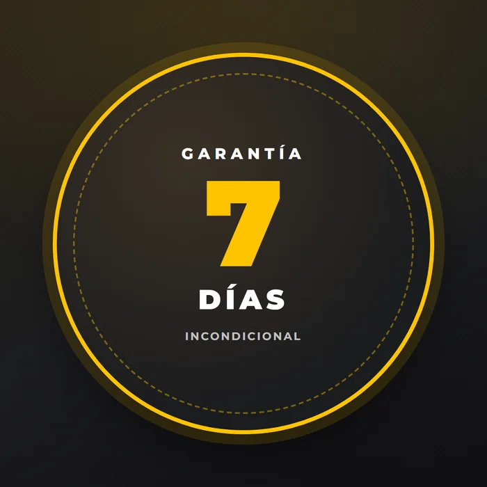 Garantía incondicional de 7 días